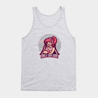 Girls can code Tank Top